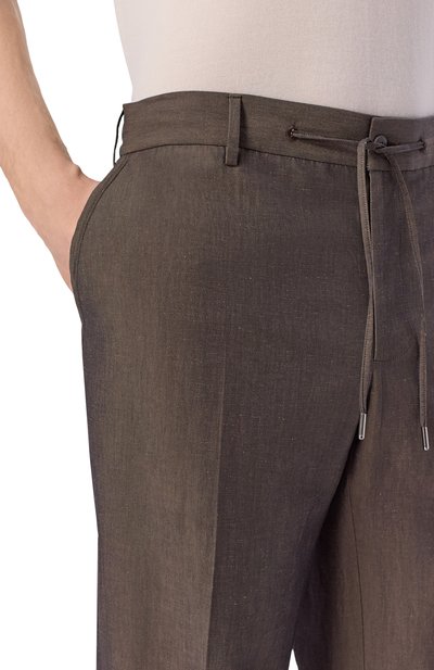 Брюки из хлопка и льна MVST, арт. M26.CSM.T416/802-C0/LINEN, фото 5
