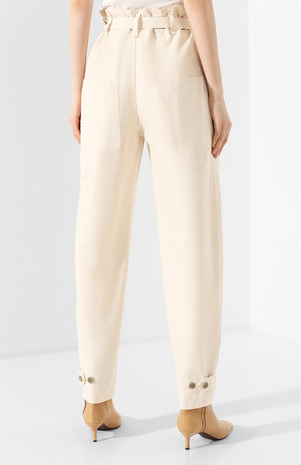 Брюки из смеси хлопка и льна ISABEL MARANT ETOILE, арт. PA1512-20P007E/RINNY, фото 4