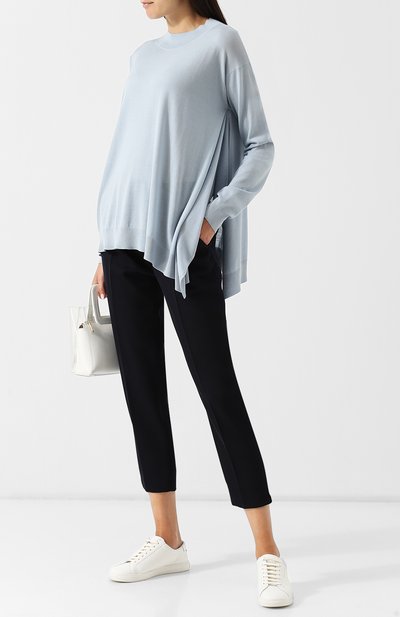 Шерстяной пуловер свободного кроя с разрезом STELLA MCCARTNEY, арт. 521668/S1735, фото 2