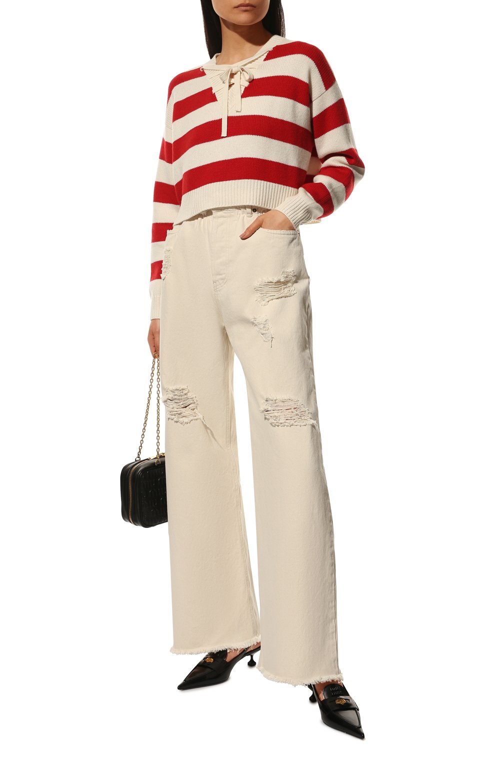 Кашемировый свитер MIU MIU, арт. MML575-10TH-F0970, фото 2