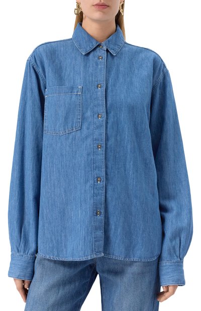 Джинсовая рубашка 7 FOR ALL MANKIND, арт. 7U033E31IYY, фото 3