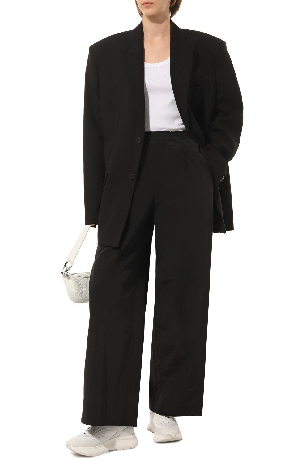 Комбинированные кроссовки 24 GIANVITO ROSSI, арт. S25310.W1WHT.CFSBIBI, фото 2