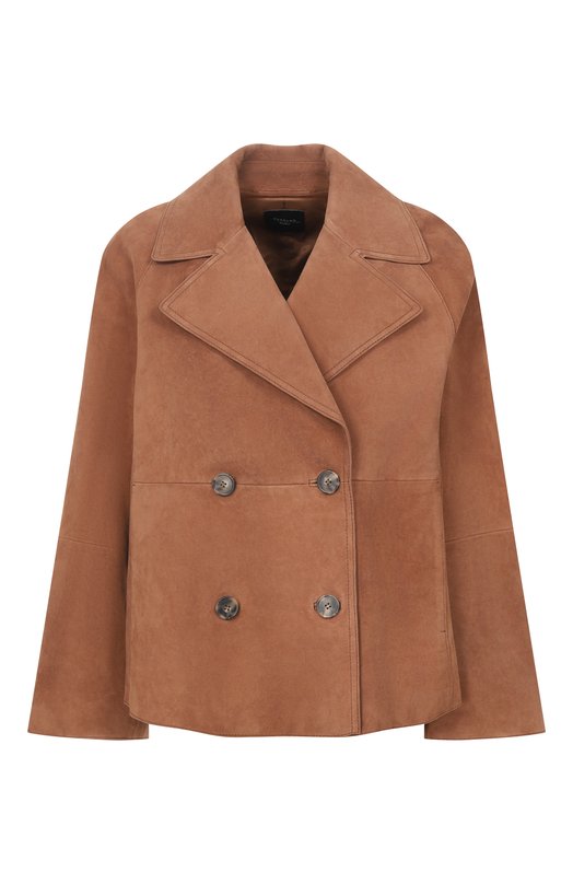 Замшевая куртка Weekend Max Mara WKDS0SPIR0 Коричневый WKDS0SPIR0