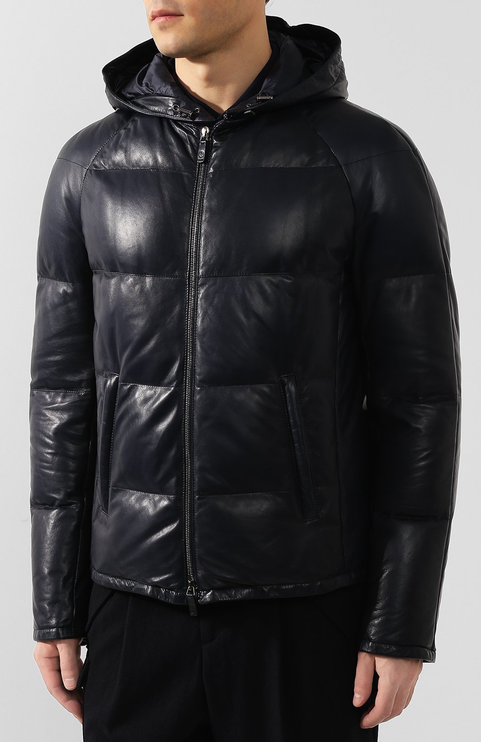 Кожаный пуховик GIORGIO ARMANI, арт. 5SR50P/5SP50, фото 3