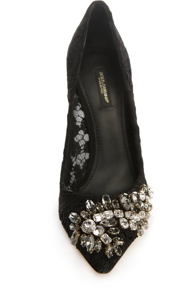 Кружевные туфли bellucci с декором DOLCE & GABBANA, арт. 0112/CD0007/AR247, фото 4