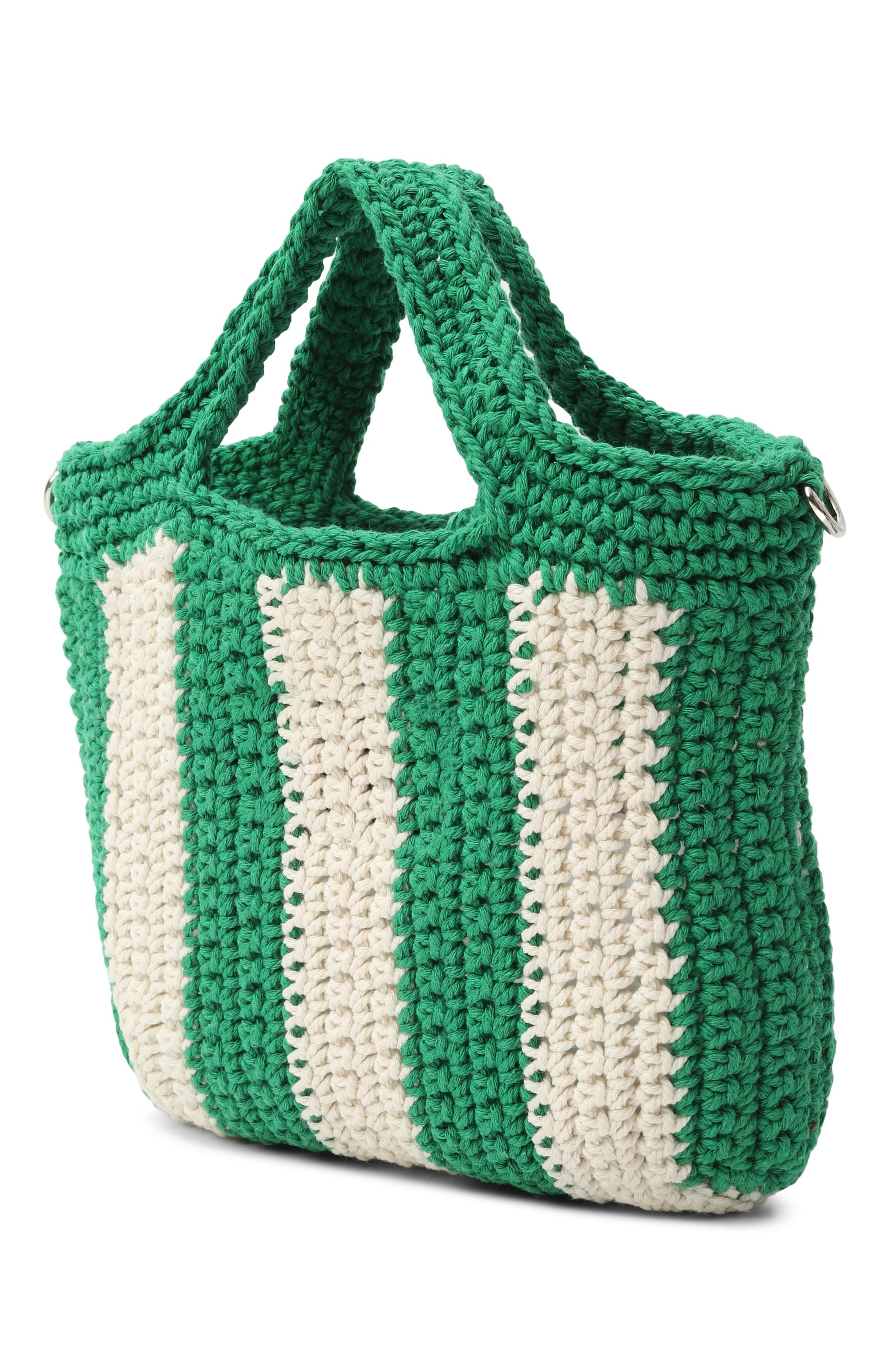 Сумка MC2 SAINT BARTH зеленого цвета по цене 13450 руб., арт. CR0CHET BAG MINI/00193H, фото 2 Сумка MC2 SAINT BARTH, арт. CR0CHET BAG MINI/00193H, фото 2