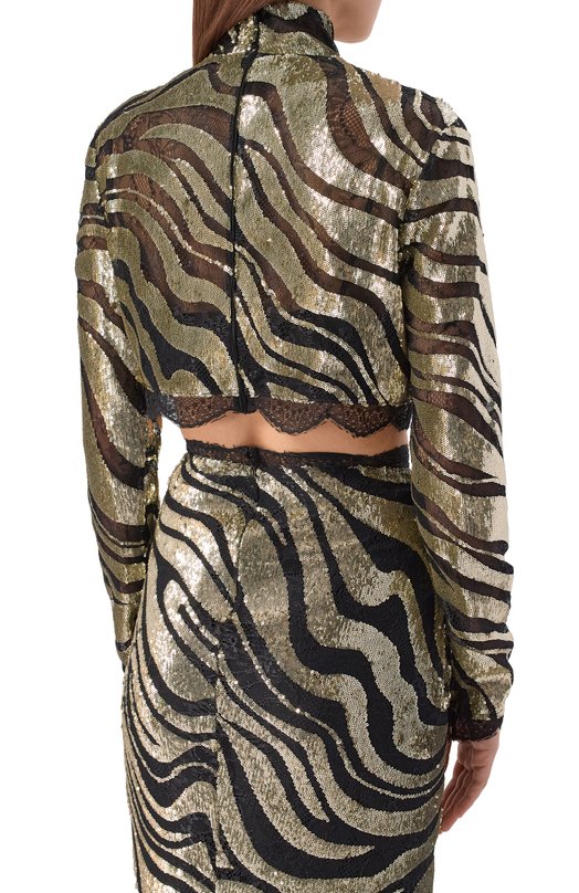 Топ Zuhair Murad FTP25036/TUEM012 Золотой  FTP25036/TUEM012 Фото 4