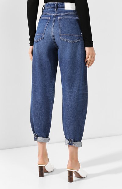 Джинсы с защипами TWO WOMEN IN THE WORLD синего цвета по цене 17050 руб., арт. CHELSEY/UVTQ7, фото 4 Джинсы с защипами TWO WOMEN IN THE WORLD, арт. CHELSEY/UVTQ7, фото 4