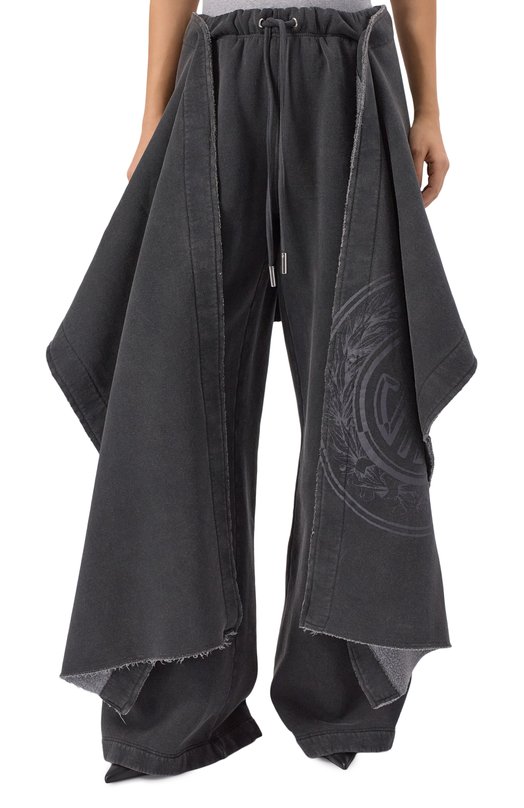 Хлопковые брюки Jean Paul Gaultier 25/04-W-TR025/J020 Серый  25/04-W-TR025/J020 Фото 3