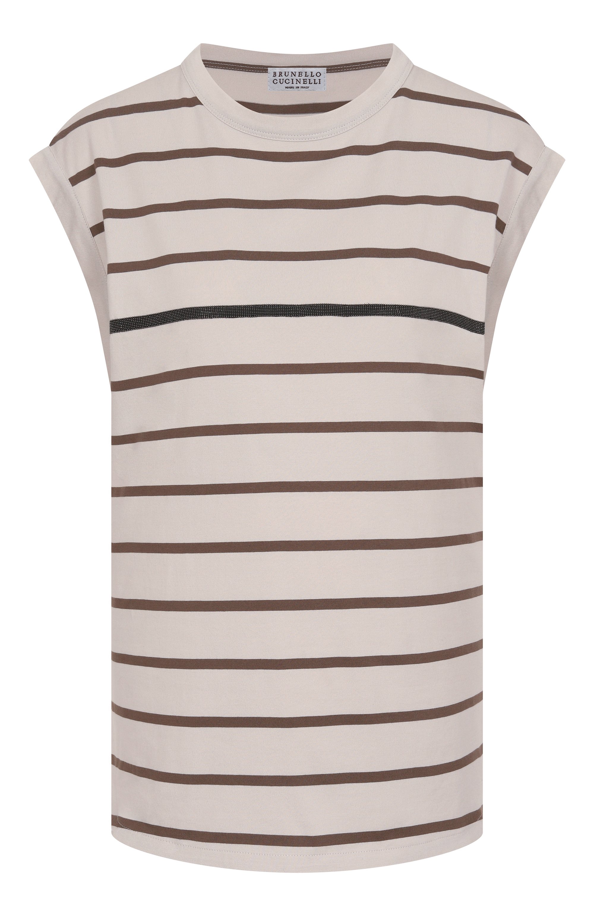 Хлопковая футболка BRUNELLO CUCINELLI, арт. ML908HD420, фото 1