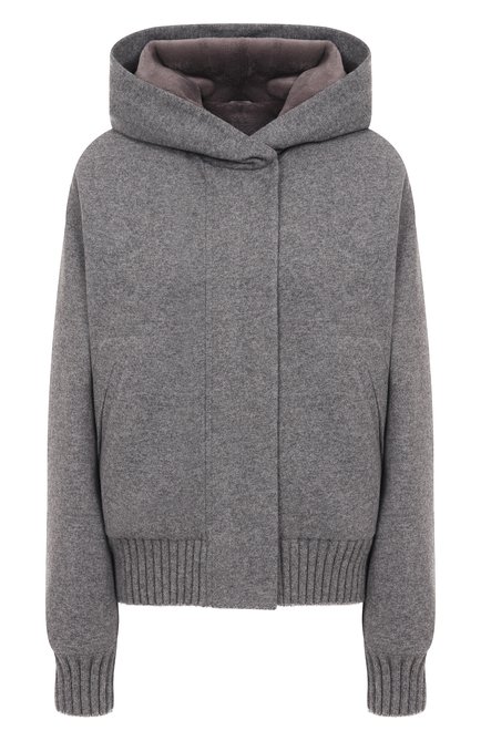 Женская куртка из шерсти и кашемира с подкладкой из норки MVST, арт. FTXTRBCK-Y336-4V/LP1322