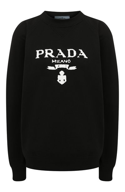 Хлопковый свитшот PRADA, арт. 134631-1ZT7-F0967-202, фото 1