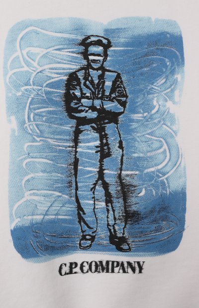 Хлопковый свитшот C.P. COMPANY, арт. CSF000/LCA69/10-14, фото 3