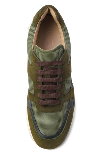 Комбинированные кроссовки MVST, арт. SNEAKER 7/CALFSKIN+SUEDE+NYL0N, фото 5