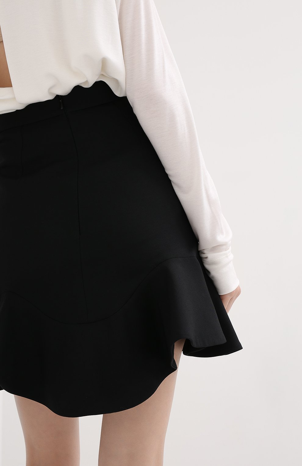 Юбка из шерсти и шелка ALEXANDER MCQUEEN, арт. 631506/QJAAA, фото 4