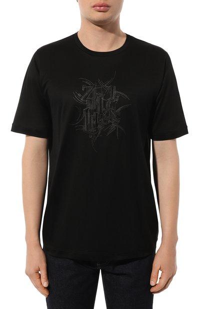 Хлопковая футболка ZILLI, арт. TSR001M0110VFW000, фото 3