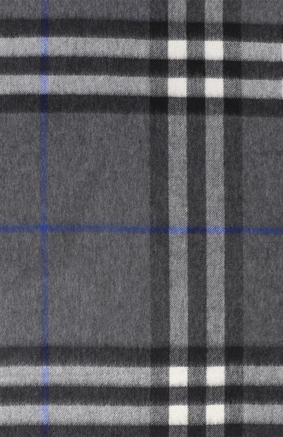 Кашемировый шарф BURBERRY темно-серого цвета по цене 75450 руб., арт. 8112642, фото 5 Кашемировый шарф BURBERRY, арт. 8112642, фото 5