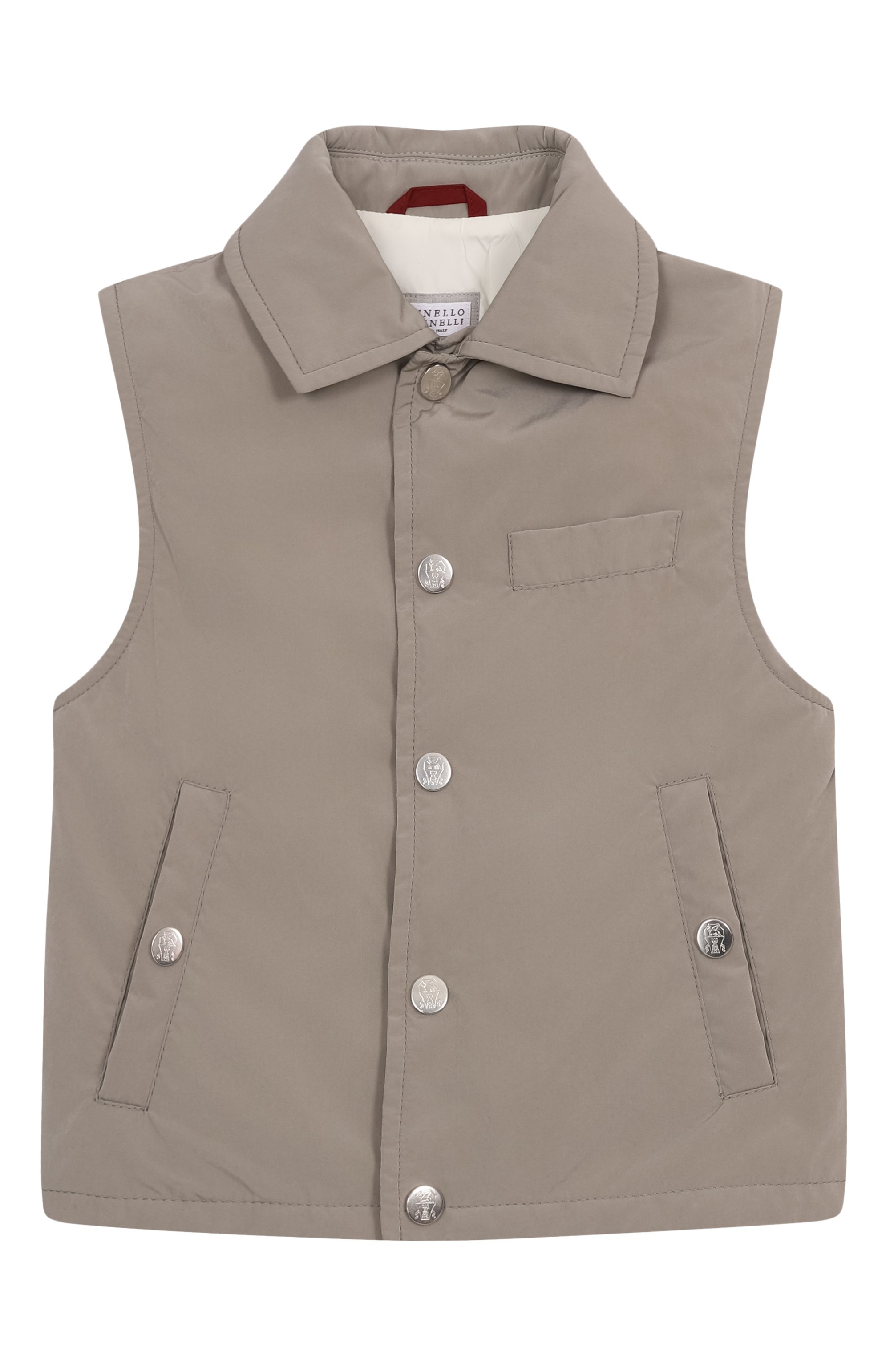 Утепленный жилет BRUNELLO CUCINELLI, арт. BD479J134A, фото 1