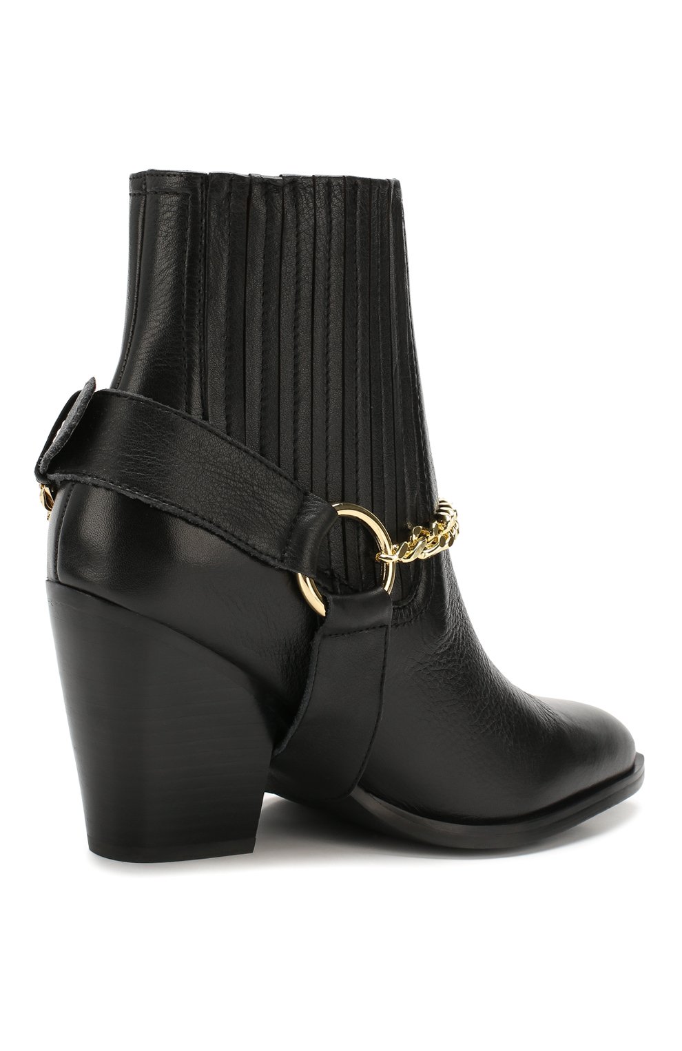 Кожаные ботильоны VERSACE JEANS COUTURE, арт. E0VUBS10-LINEA F0ND0 CAMPER0S L DIS. 1/71161, фото 4