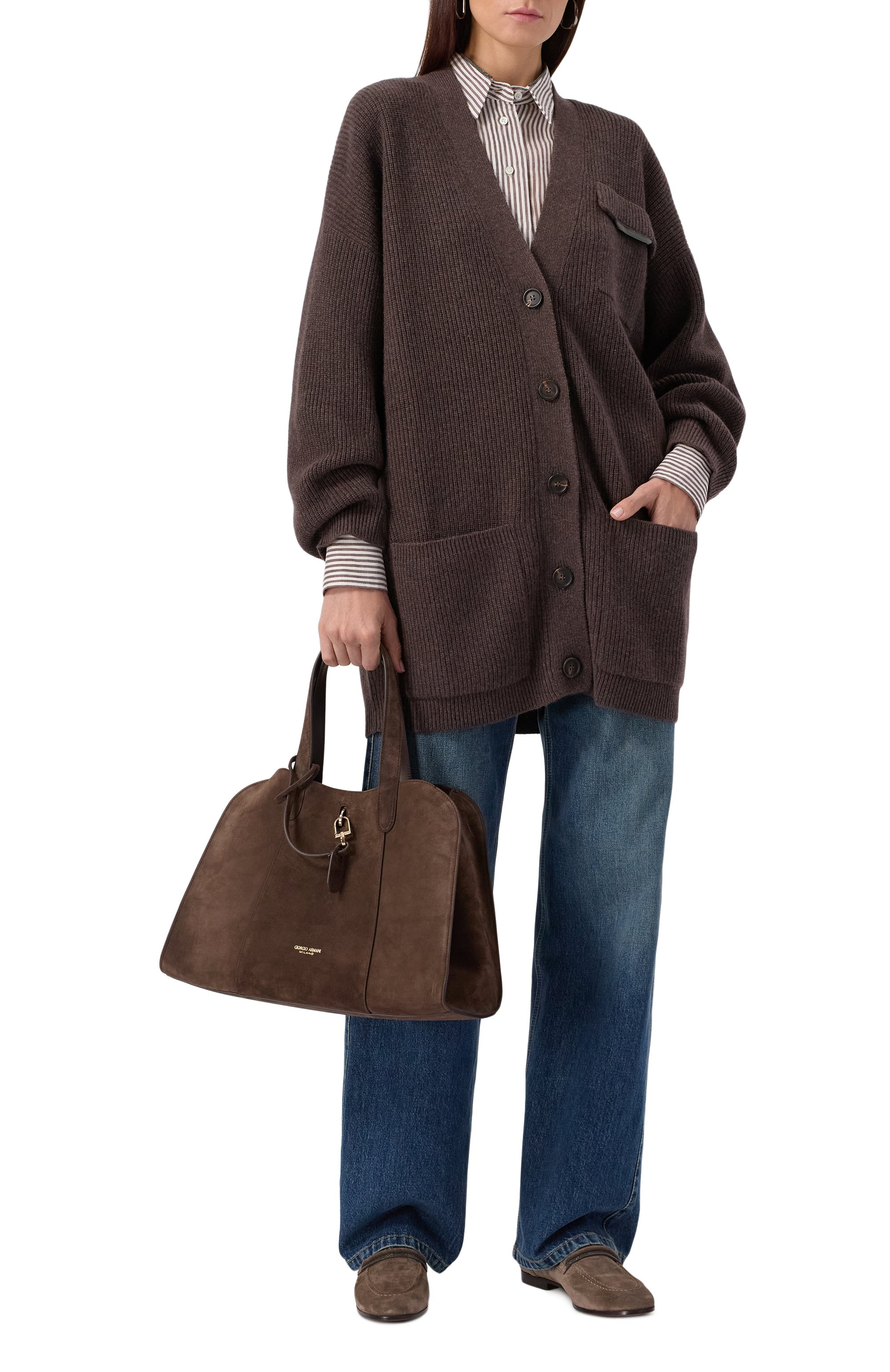 Замшевые лоферы BRUNELLO CUCINELLI, арт. MZSFC3009P, фото 2