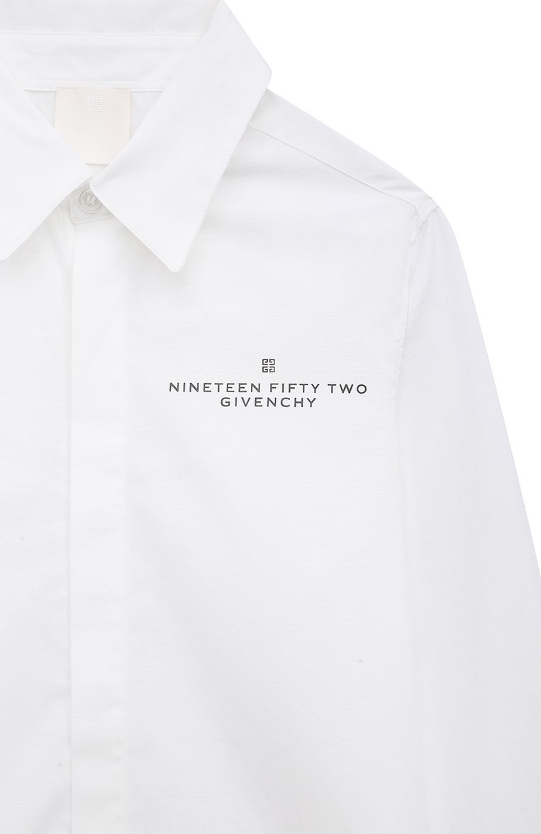 Хлопковая рубашка GIVENCHY, арт. H25468/6A-12A, фото 3