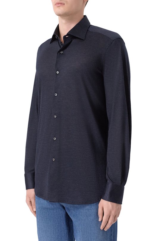 Кашемировая рубашка MVST MAN SHIRT L/S/15804 Синий  MAN SHIRT L/S/15804 Фото 3