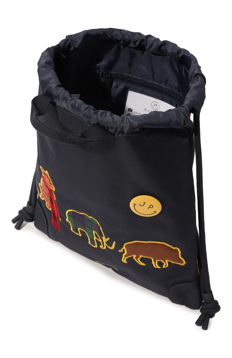 Текстильный рюкзак JEUNE PREMIER темно-синего цвета по цене 7910 руб., арт. Ci023205, фото 3 Текстильный рюкзак JEUNE PREMIER, арт. Ci023205, фото 3