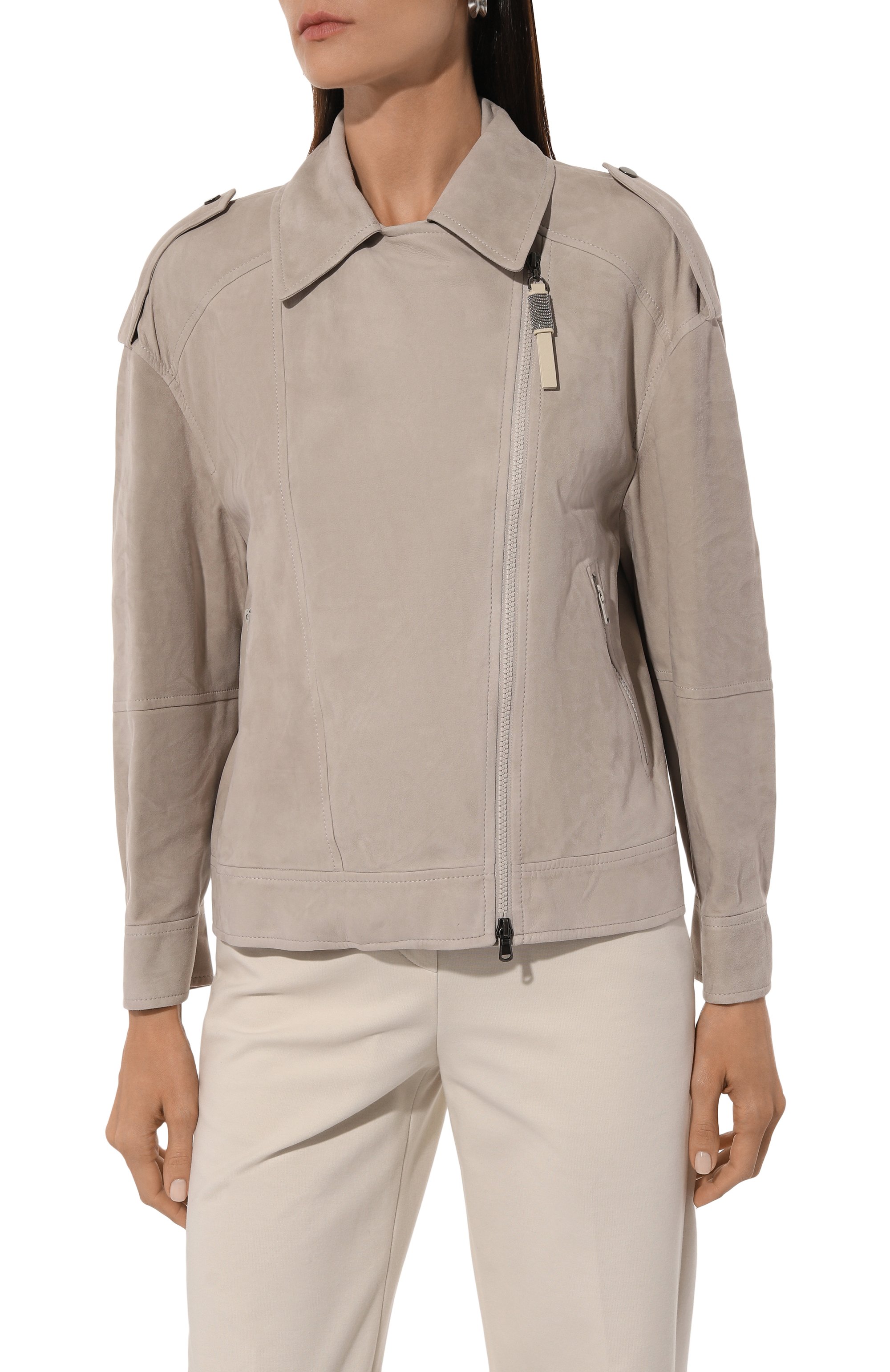 Замшевая куртка BRUNELLO CUCINELLI, арт. MPCAI2926, фото 3