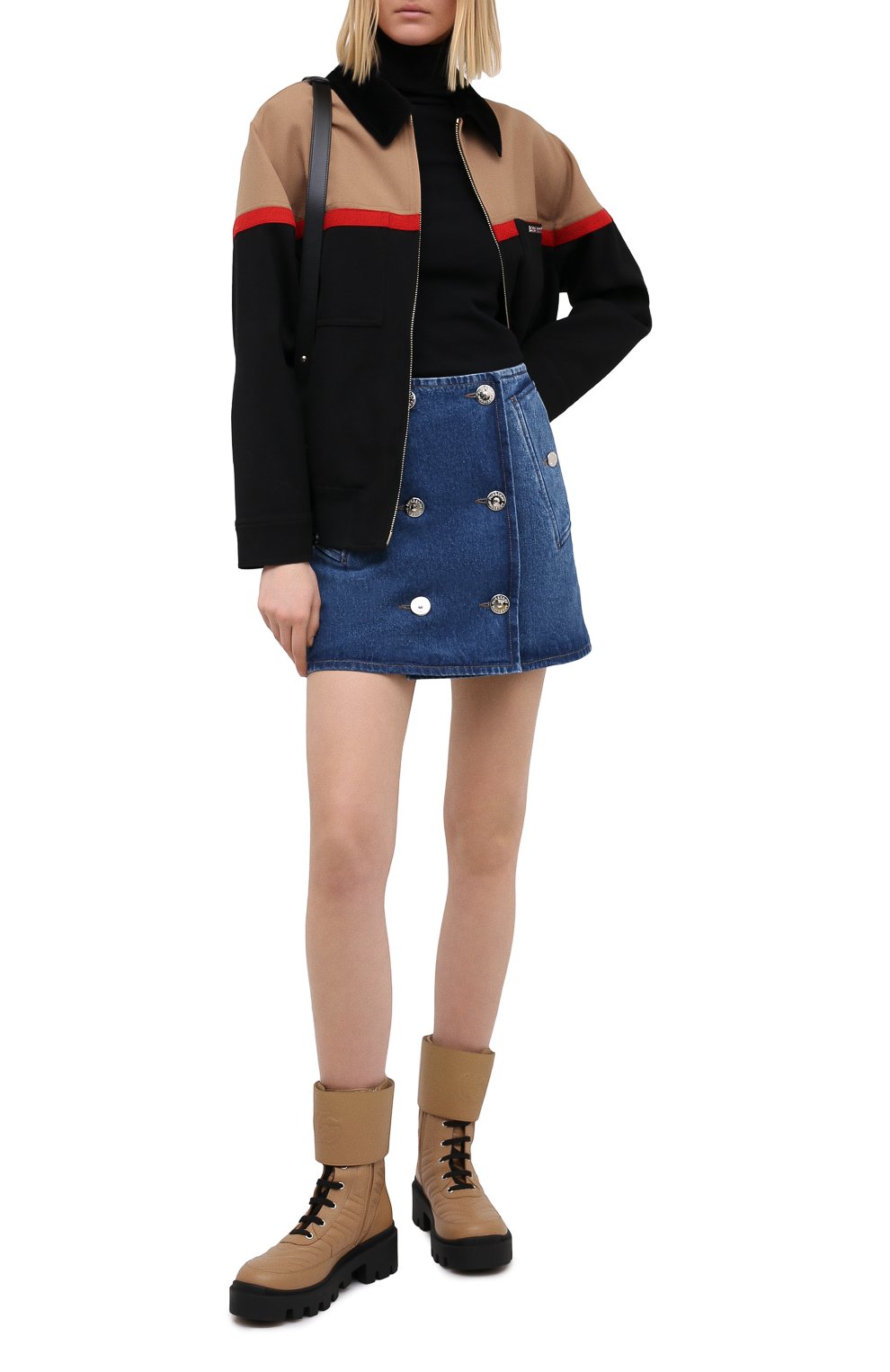 Джинсовая юбка BURBERRY, арт. 8033534, фото 2