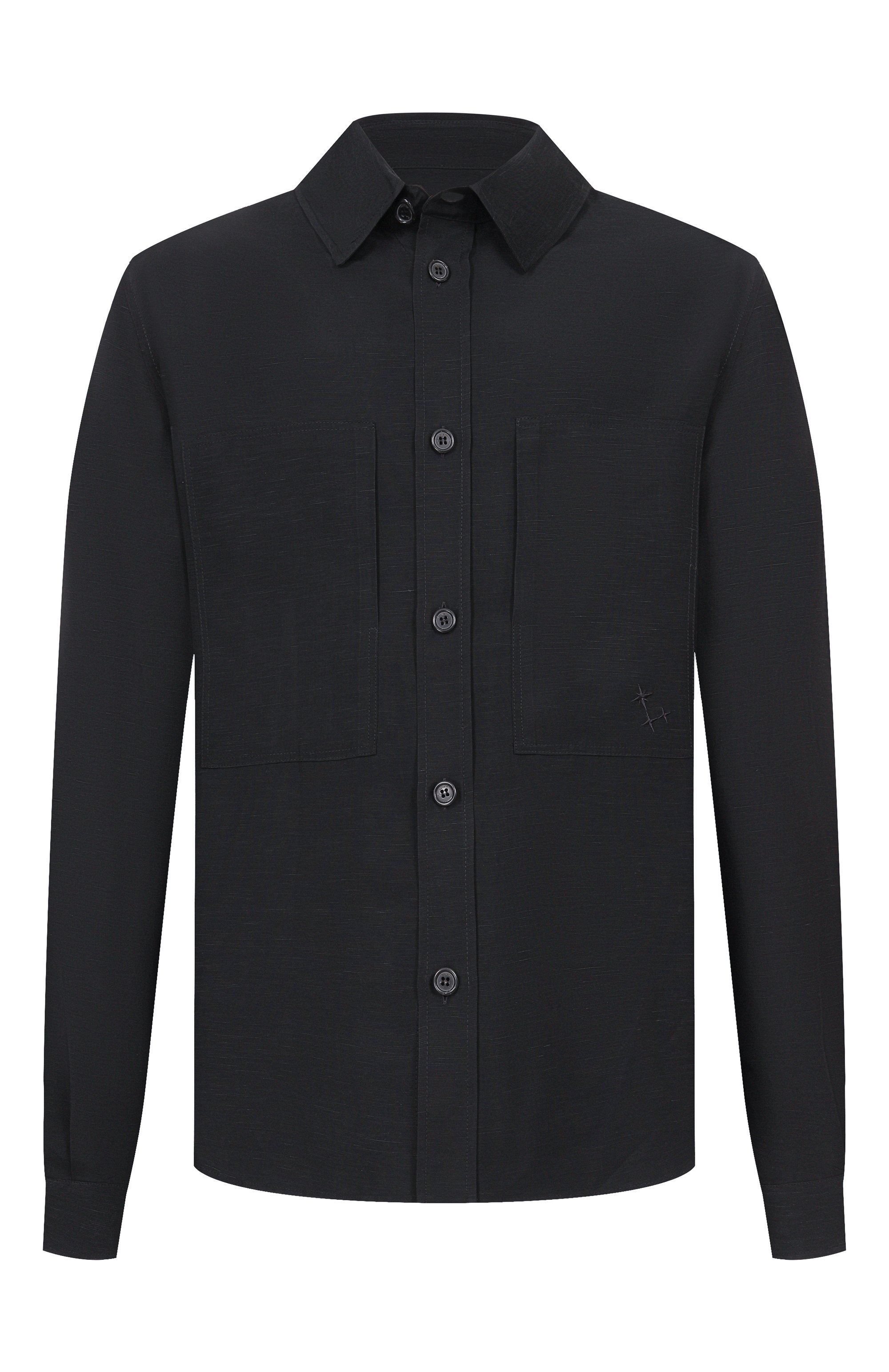 Рубашка из вискозы и льна LANEUS, арт. S6LAMASI072, фото 1