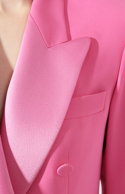 Двубортный жакет MSGM розового цвета по цене 62950 руб., арт. 2841MDG23Y 207128, фото 5 Двубортный жакет MSGM, арт. 2841MDG23Y 207128, фото 5
