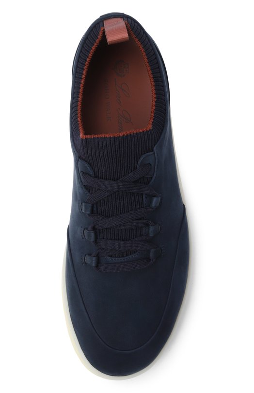 Кожаные кеды Soho Walk Loro Piana FAL2899 Синий  FAL2899 Фото 5