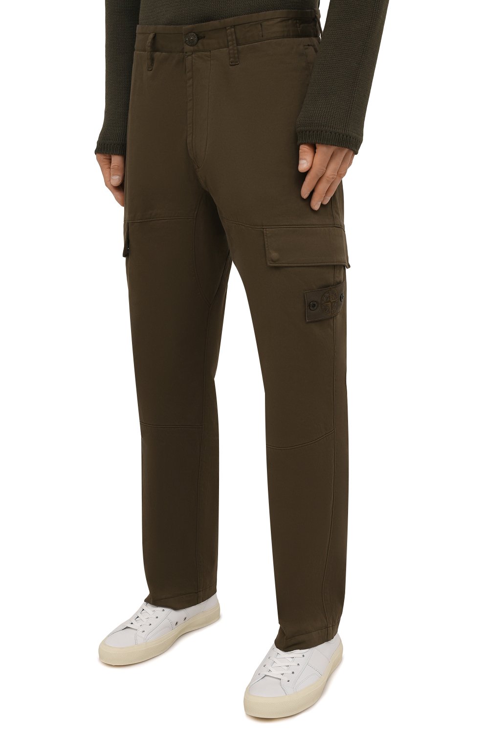 Хлопковые брюки-карго STONE ISLAND, арт. 7515312F2, фото 3
