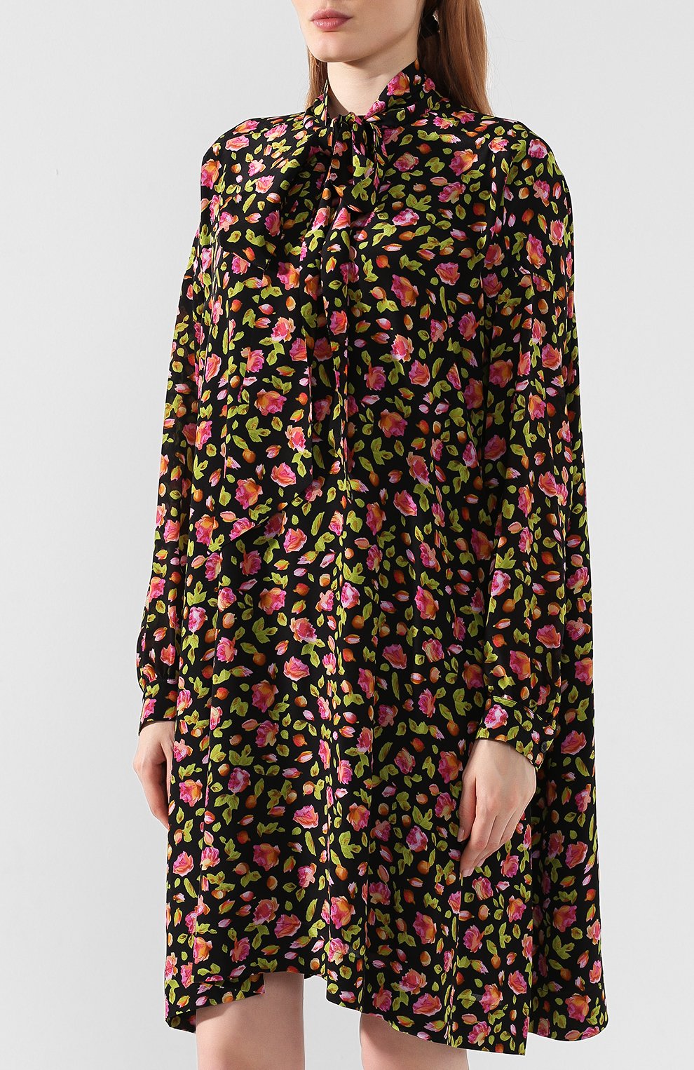 Шелковое платье BALENCIAGA, арт. 492458/TFL75, фото 3