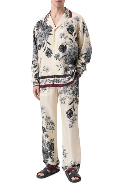 Мужская шелковая рубашка DOLCE & GABBANA, арт. G5IF1T/HI100