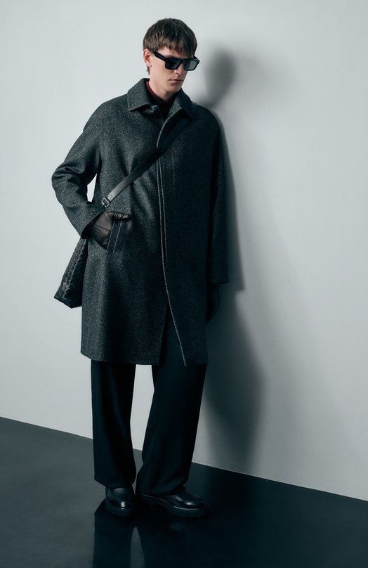 Пальто из кашемира и шелка MVST M25.1PM.C002_ Серый  M25.1PM.C002_ Фото 6