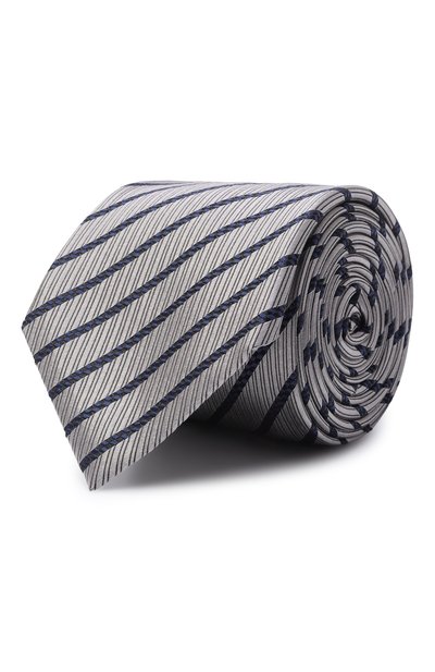 Мужской шелковый галстук GIORGIO ARMANI, арт. GM000800/TE20403