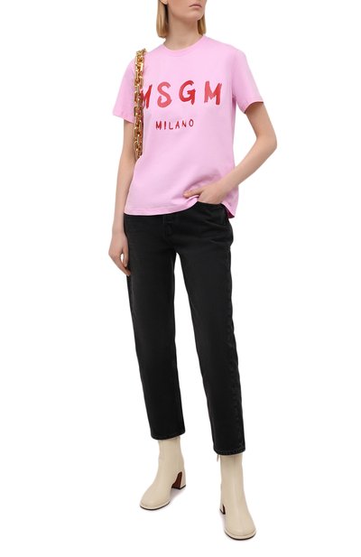 Хлопковая футболка MSGM, арт. 3041MDM60 217298, фото 2