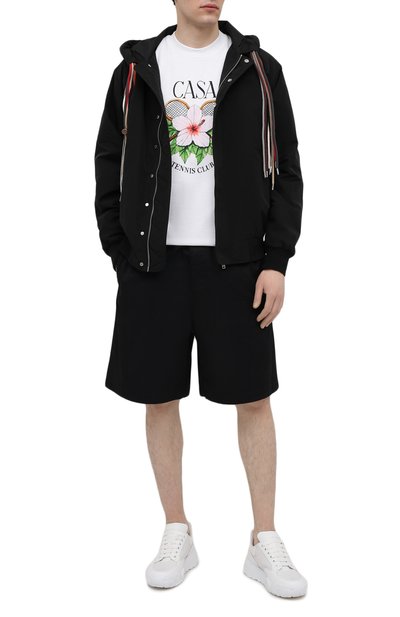 Хлопковая футболка CASABLANCA, арт. MS21-TS-001 WHITE- CASA TENNIS CLUB, фото 2