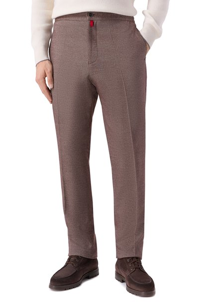 Брюки из хлопка и шерсти KITON, арт. UPLACRK0131H01, фото 3