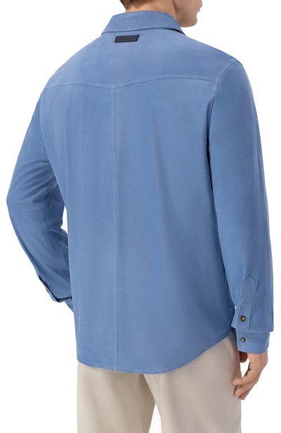 Замшевая рубашка JACOB COHEN, арт. JUM_E0019 081 D1391 RW, фото 4
