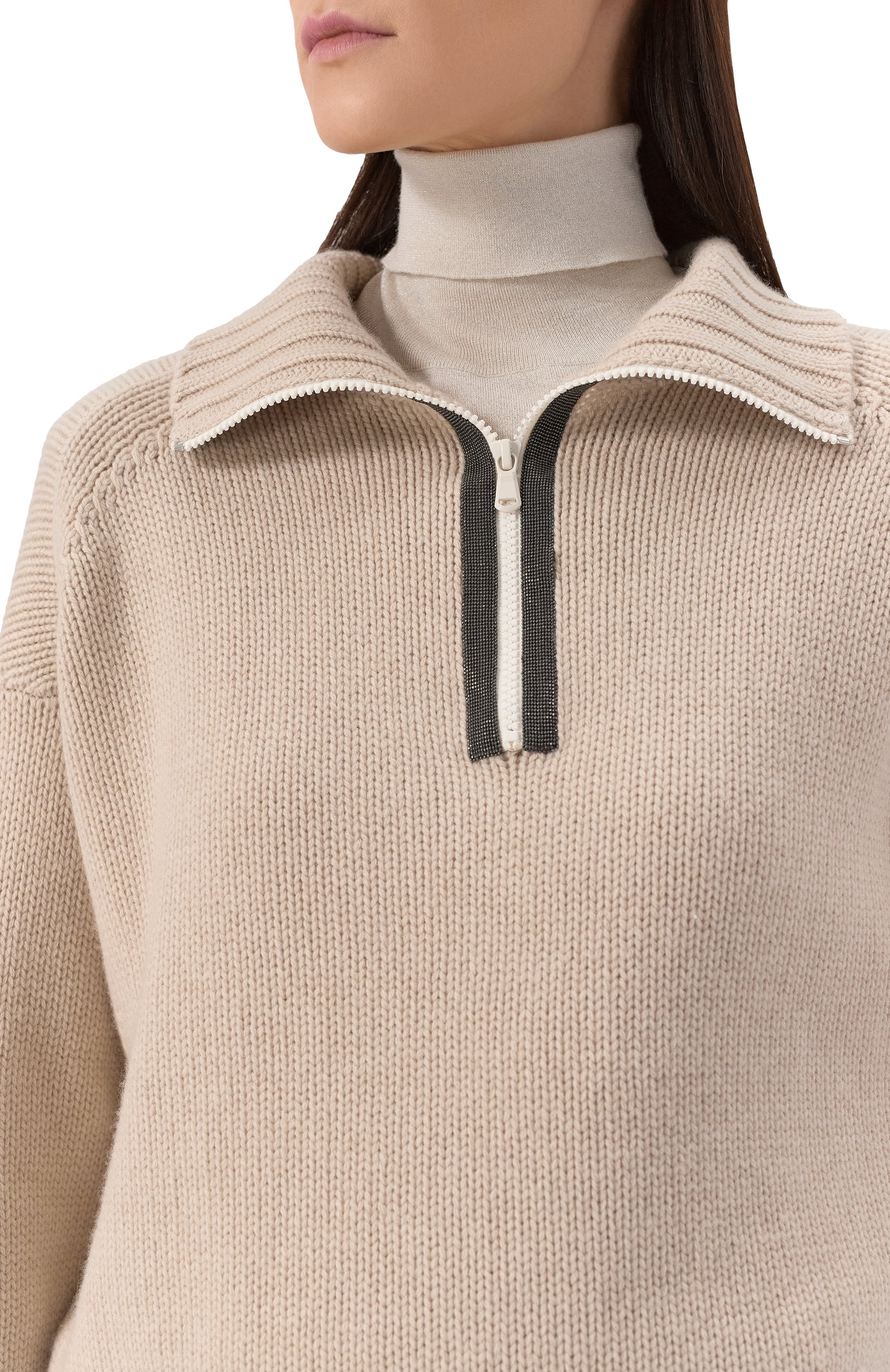 Кашемировый свитер BRUNELLO CUCINELLI, арт. M12316204, фото 5