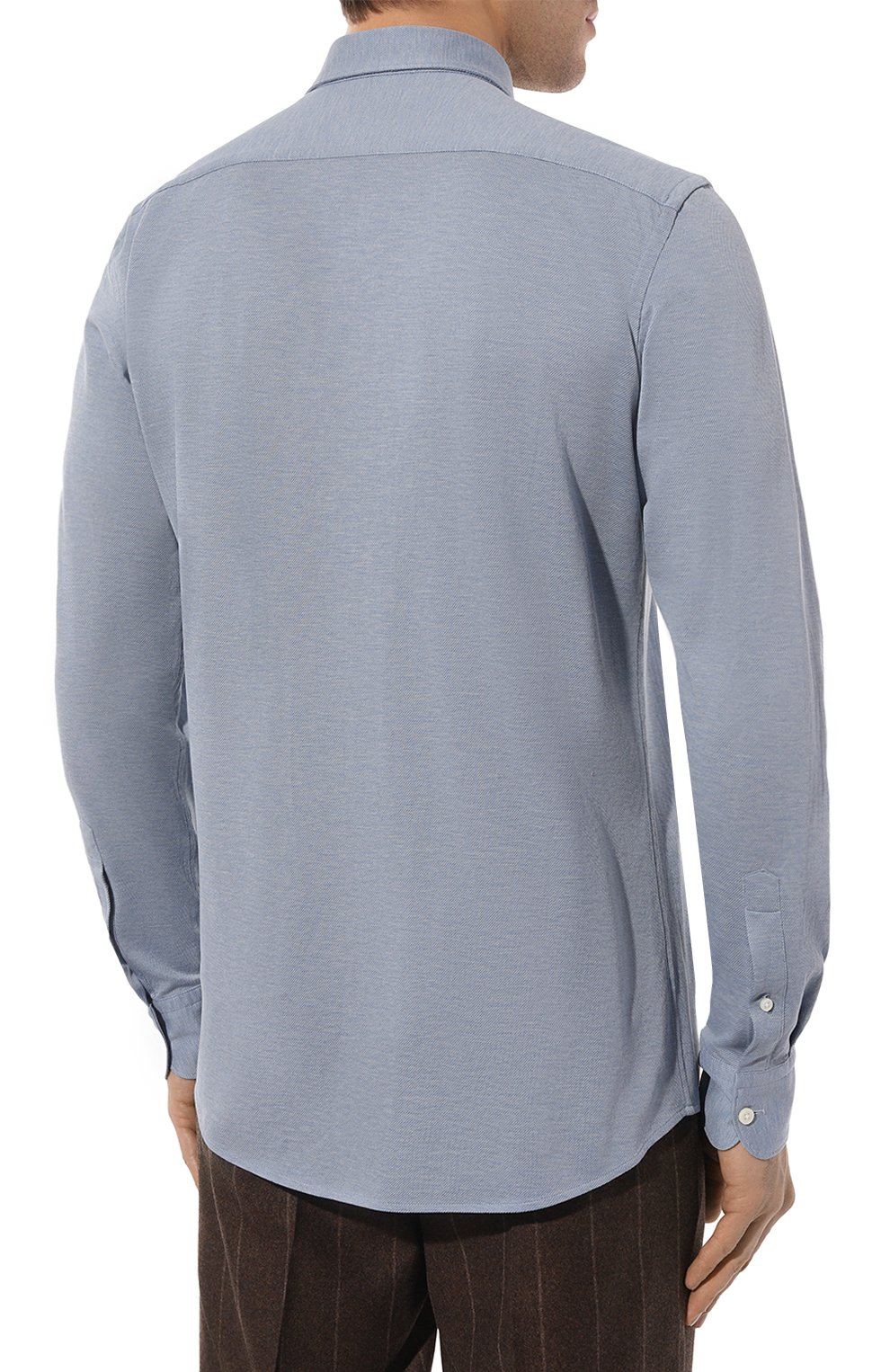 Хлопковая рубашка ZEGNA, арт. UBX18A5/SRF5, фото 4