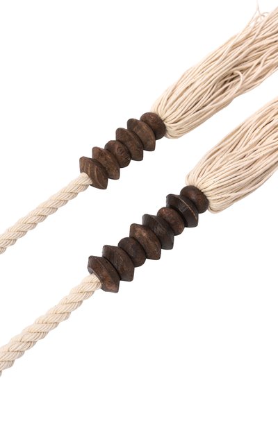 Текстильный пояс BALMAIN кремового цвета по цене 93250 руб., арт. GN0WJ228/TCRW, фото 3 Текстильный пояс BALMAIN, арт. GN0WJ228/TCRW, фото 3