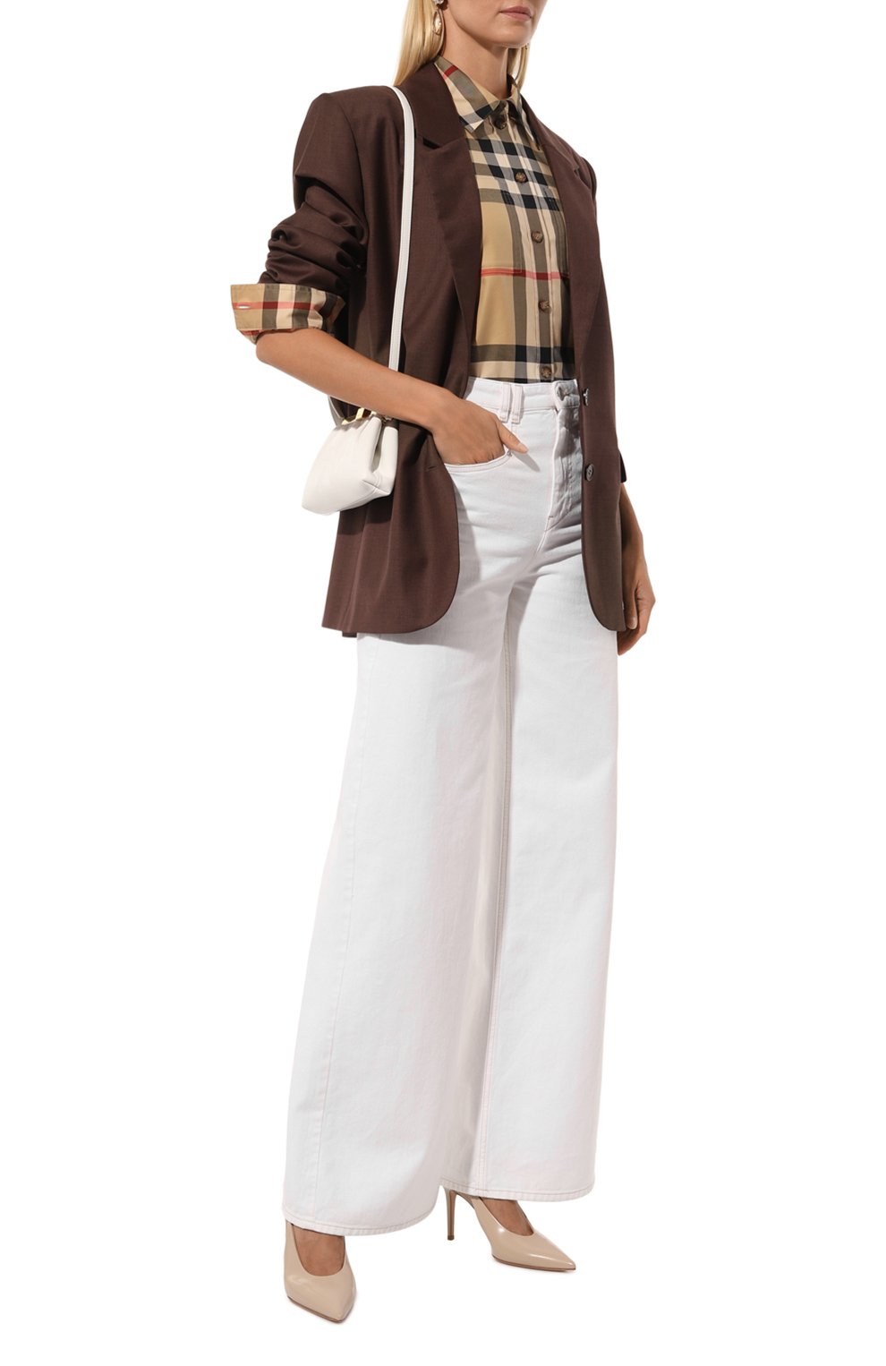 Хлопковая рубашка BURBERRY, арт. 8071338, фото 2