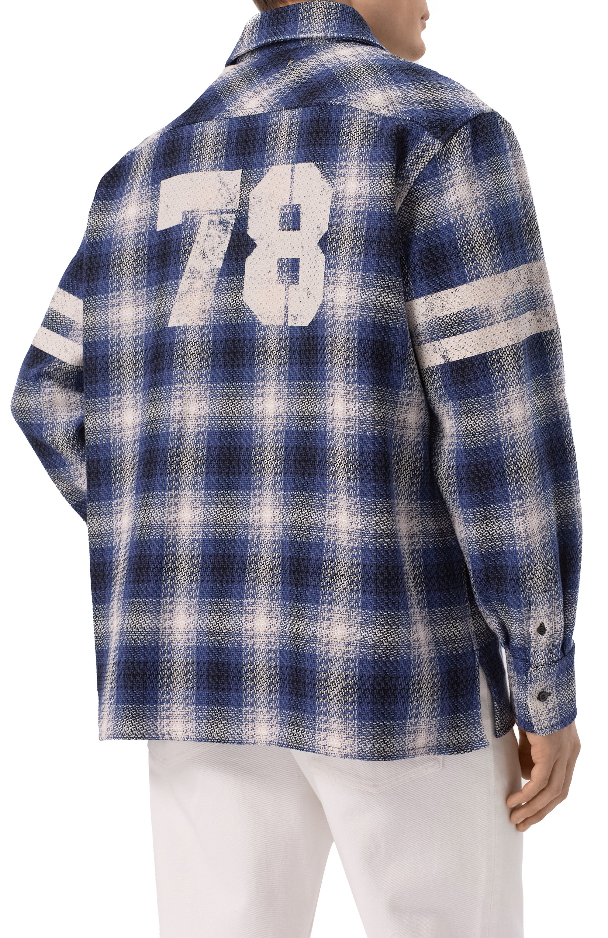 Хлопковая рубашка GOLDEN GOOSE DELUXE BRAND, арт. GMP02253.P001899, фото 4