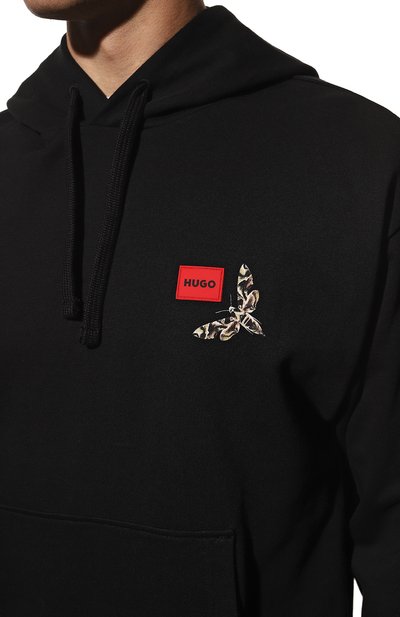 Хлопковое худи HUGO, арт. 50484748, фото 5