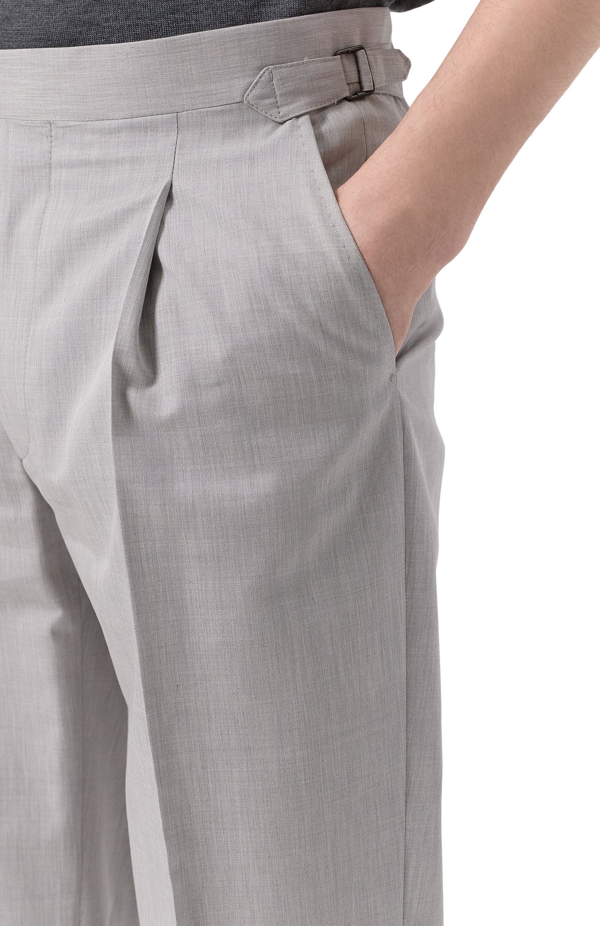 Брюки из шерсти и хлопка CORNELIANI, арт. 254L26-2514201, фото 5