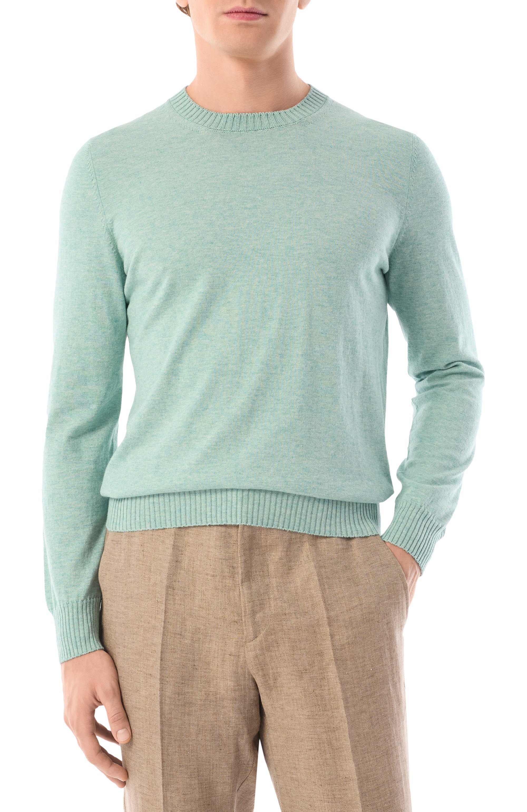 Джемпер из хлопка и кашемира GRAN SASSO, арт. 57167/23216, фото 3