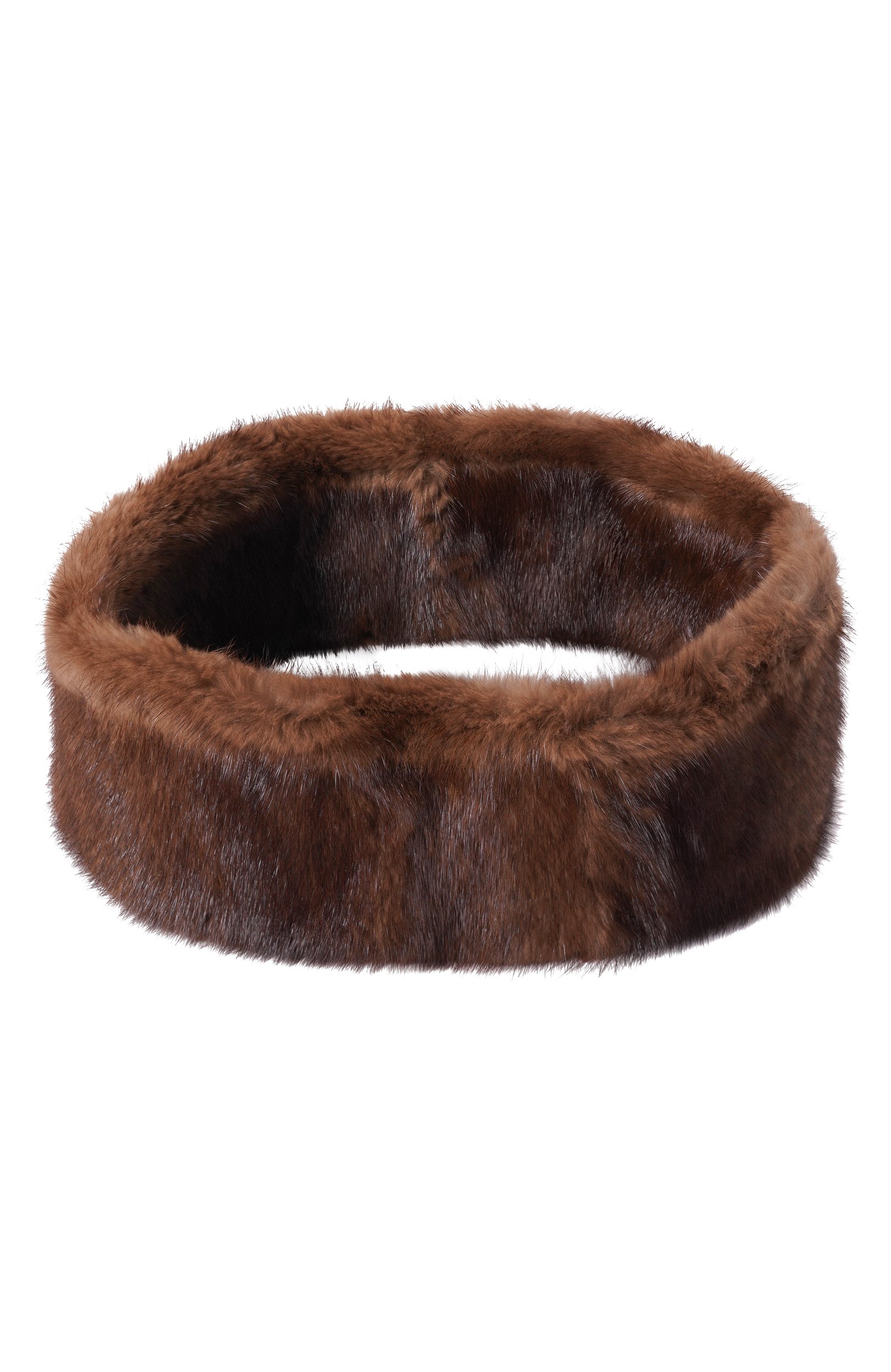 Меховой снуд larina из норки 12 STOREEZ коричневого цвета по цене 49000 руб., арт. 139879, фото 1 Меховой снуд larina из норки 12 STOREEZ, арт. 139879, фото 1